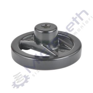 2454 - 140 - ALÜMİNYUM VOLANT ÇARK SİYAH
