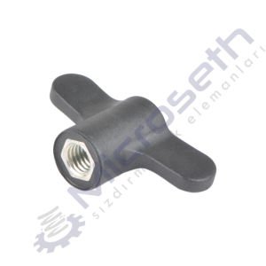 4000 - 060 x M06 x 017 - T KELEBEK BURÇLU TURUNCU KAPAKLI