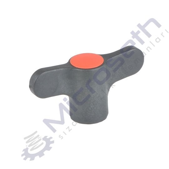 4000 - 074 x M12 x 022 - T KELEBEK BURÇLU TURUNCU KAPAKLI