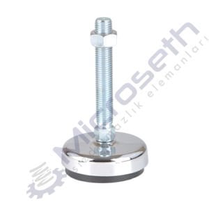 8401 - 080 x M20 x 100 - KROM KAPLI MAKİNA AYAĞI