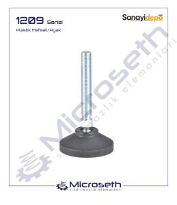 1209 - 110 x M10 x 100 - PLASTİK MAFSALLI AYAK