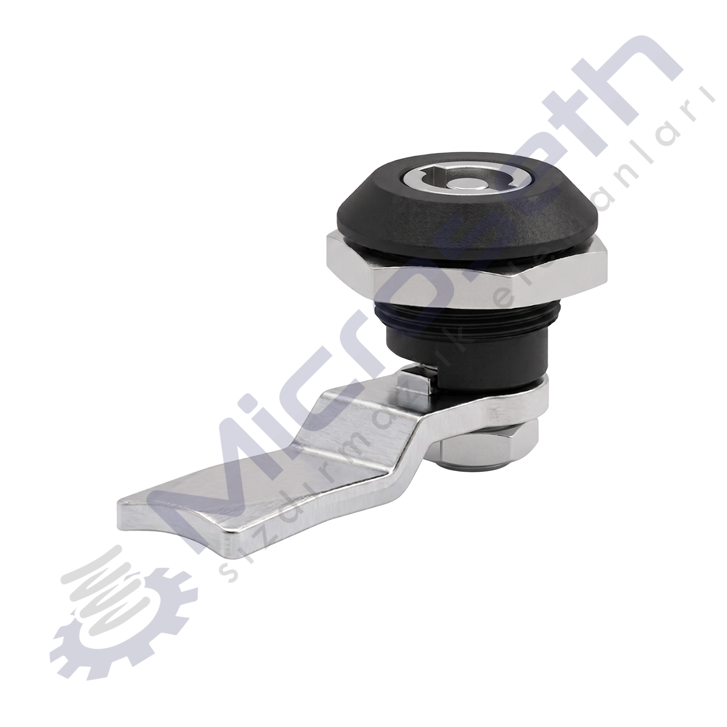201P-11.07-DB - PLASTİK GÖVDE YAYLI PANO KİLİDİ ÇELİK DİLLİ