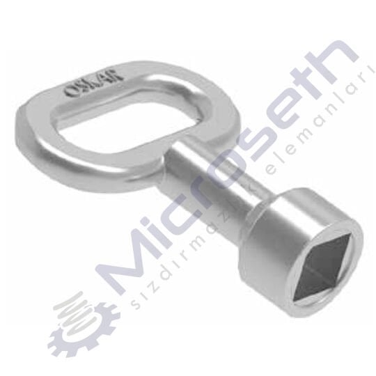 203-1.K9.1-KARE - KROM KAPLI ANAHTAR 8MM KÜÇÜK BOY