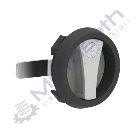 106.V1.5.02.072 -YUVARLAK DOSYA DOLAP KİLİDİ PLASTİK GÖVDE - TOZ BOYA - ÇELİK DİL - FARKLI ŞİFRELİ
