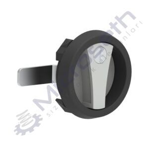 106.V1.5.02.072 -YUVARLAK DOSYA DOLAP KİLİDİ PLASTİK GÖVDE - TOZ BOYA - ÇELİK DİL - FARKLI ŞİFRELİ