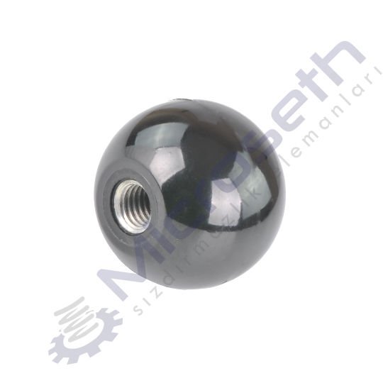 7103 - 035 x M10 - BAKALİT KÜRE / TOPUZ BURÇLU